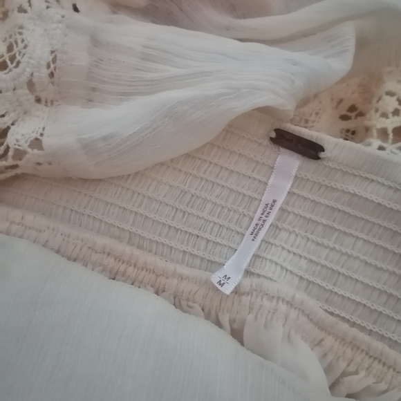 Free People Lace Therapy Crochet Midi Skirt NWT - Picture 5 of 12